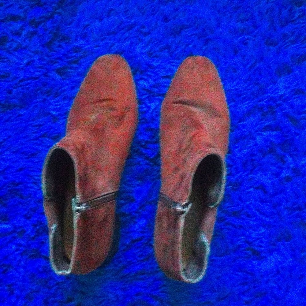 Kelly and Katie Brown Faux Suede Ankle Boots